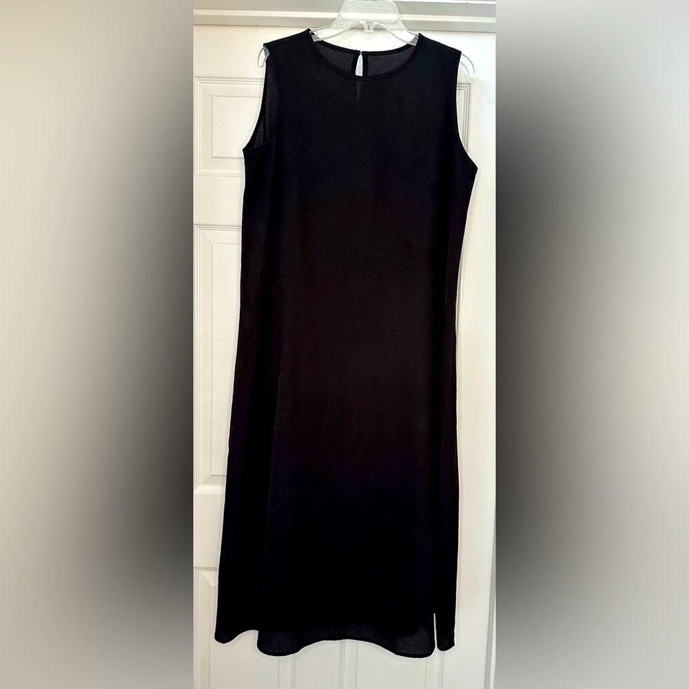Shein black maxi dress